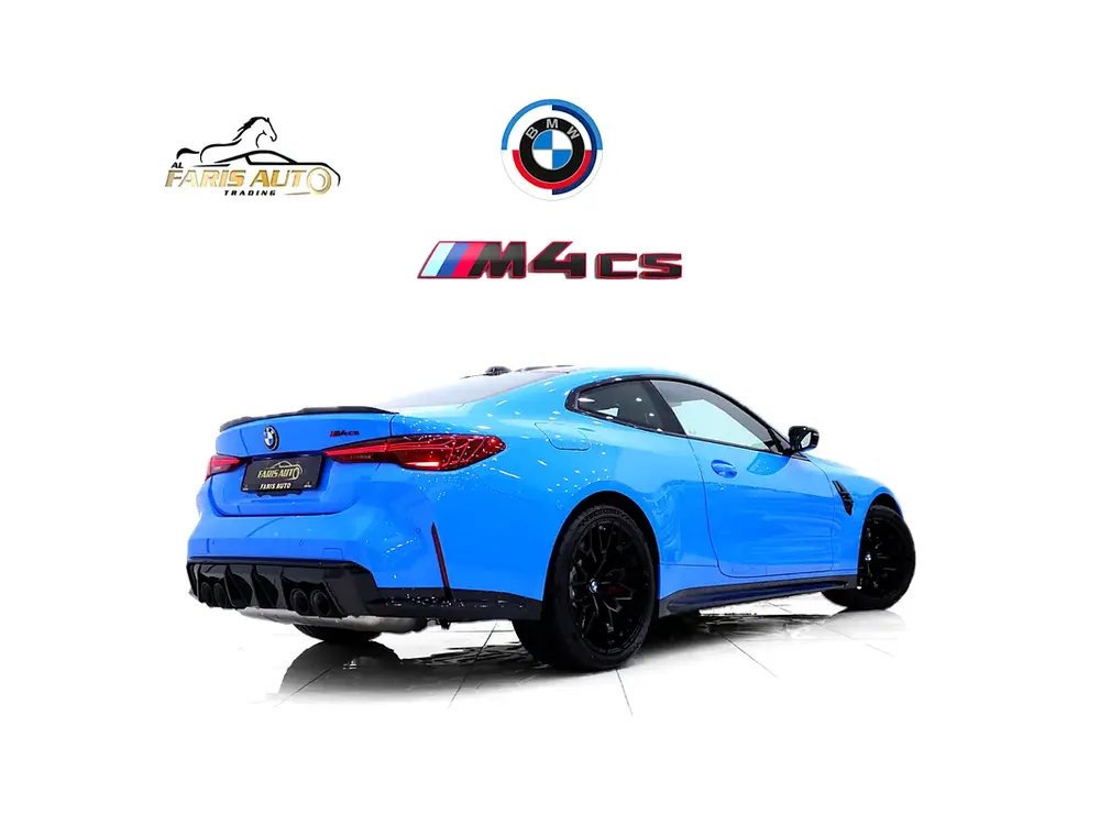 BMW M4 CS RIVERA BLUE + CARBON BUCKET SEATS + CARBON INTERIOR AND EXTERIOR + WARRANTY UPON REQUEST - Image 4