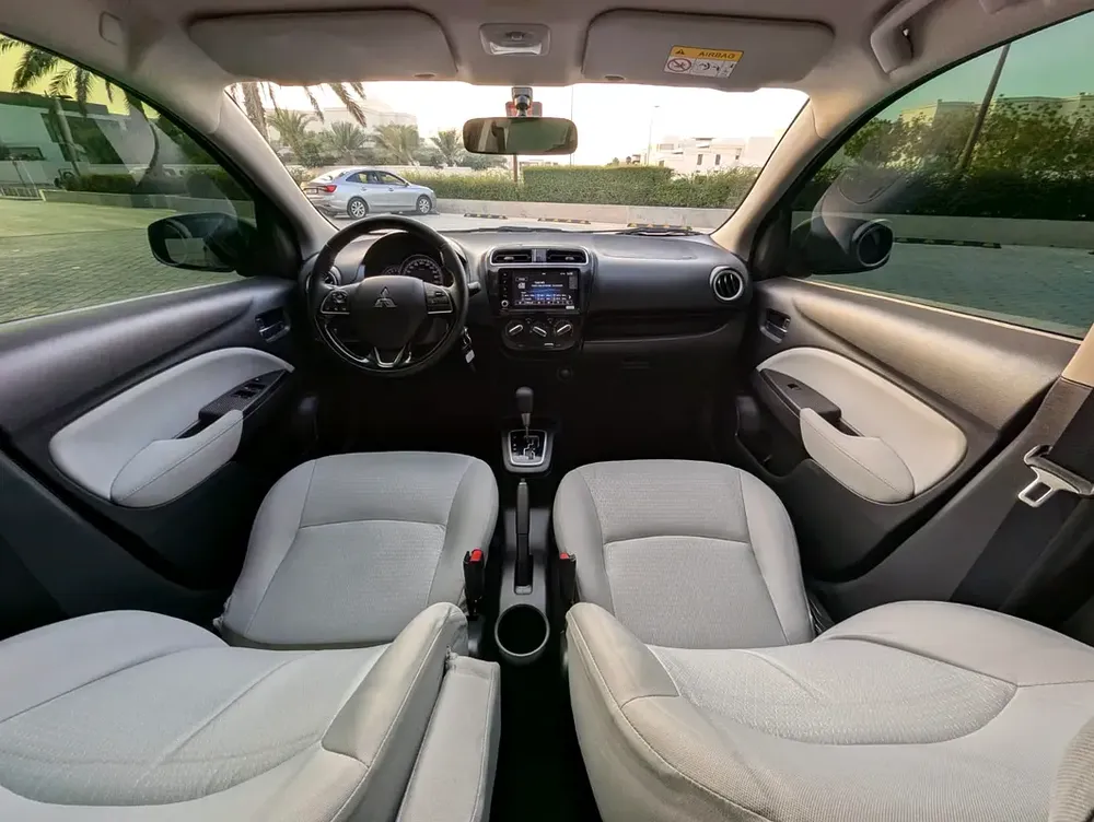 Mitsubishi Attrage 2022 GCC Signature Edition With Low KM Perfect Family Sedan - Image 12