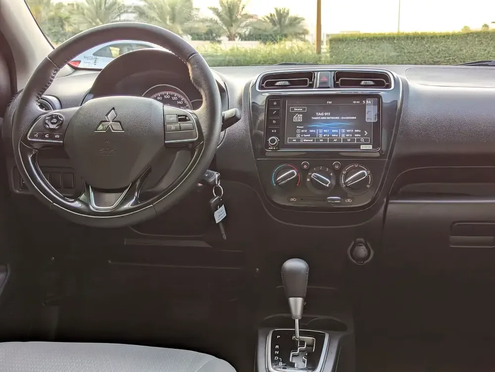 Mitsubishi Attrage 2022 GCC Signature Edition With Low KM Perfect Family Sedan - Image 14