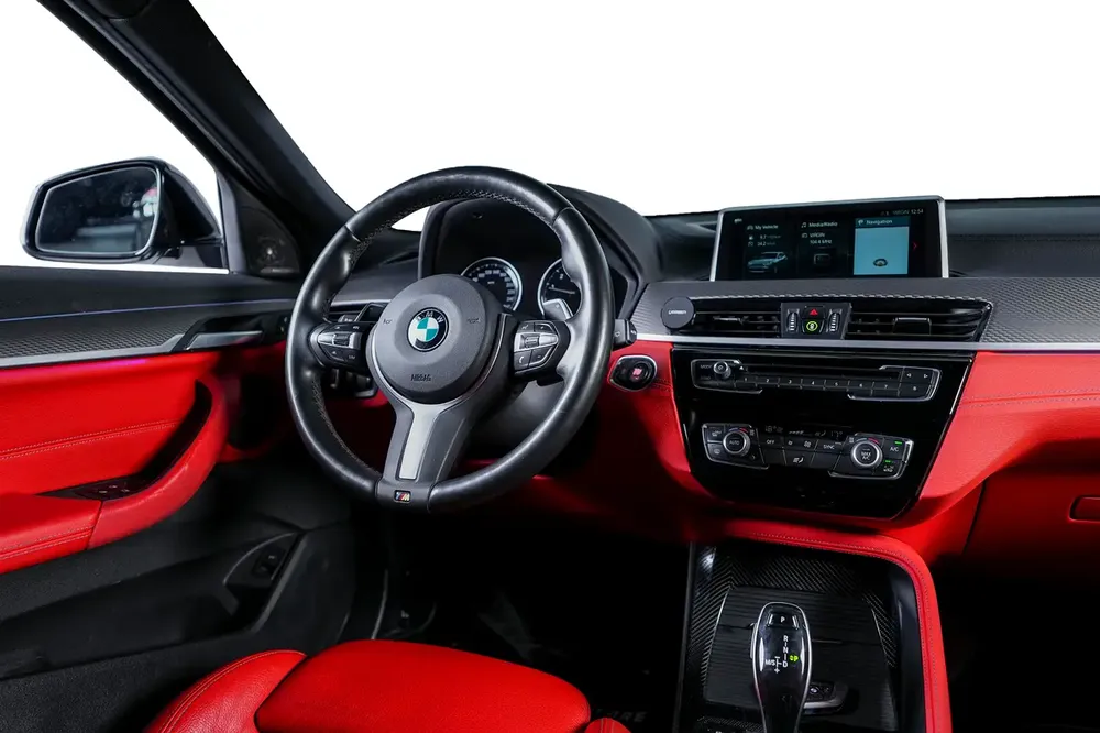 BMW X2 M35i M Sport-GCC-BMW service history available-M Sport seats-warranty available - Image 12