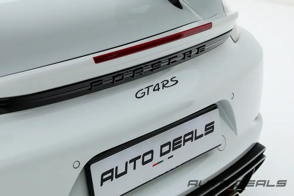 2023 Porsche 718 Cayman GT4 RS Weissach | GCC | Warranty | Extremely Low Mileage | Air Intake Design - Image 10