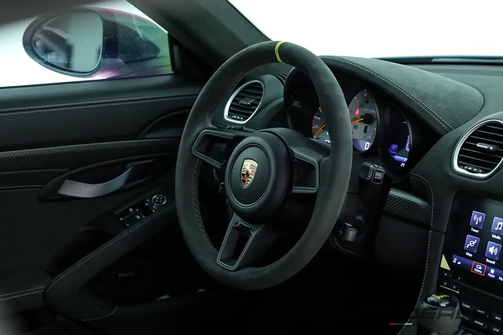 2023 Porsche 718 Cayman GT4 RS Weissach | GCC | Warranty | Extremely Low Mileage | Air Intake Design - Image 13