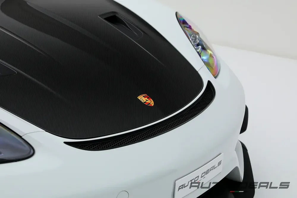 2023 Porsche 718 Cayman GT4 RS Weissach | GCC | Warranty | Extremely Low Mileage | Air Intake Design - Image 9