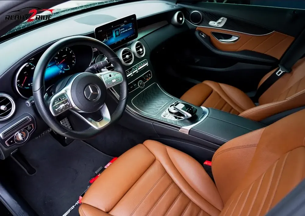 Low Mileage 2020 Mercedes C200 AMG GCC # Top Range - Image 12