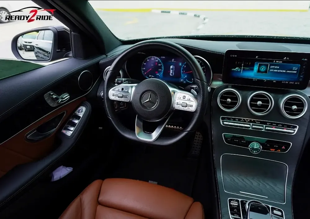 Low Mileage 2020 Mercedes C200 AMG GCC # Top Range - Image 15