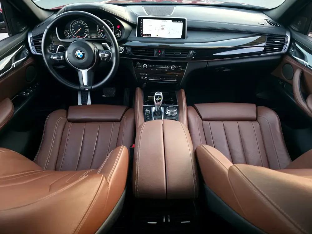 BMW X6 XDrive 3.5 M-Kit Twin Power Turbo Full Option Gcc Single Owner Original Paint Well Maintaind - Image 14