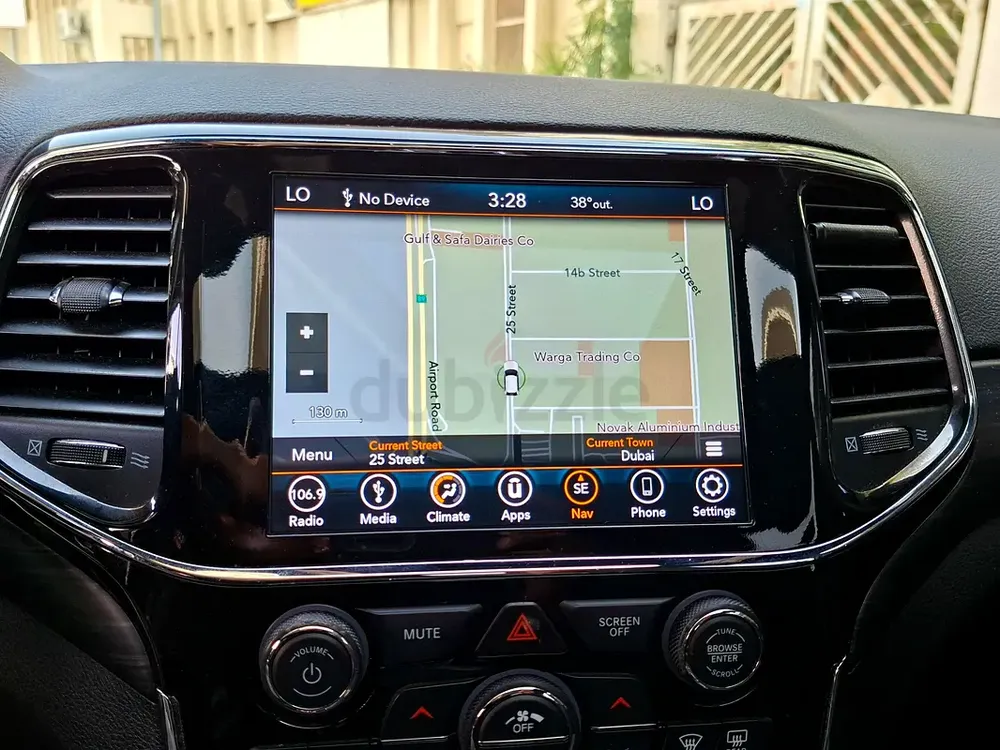 AED 1186/month | 2019 Jeep Grand Cherokee UPLAND | GCC Specs | Ref#460593 - Image 12