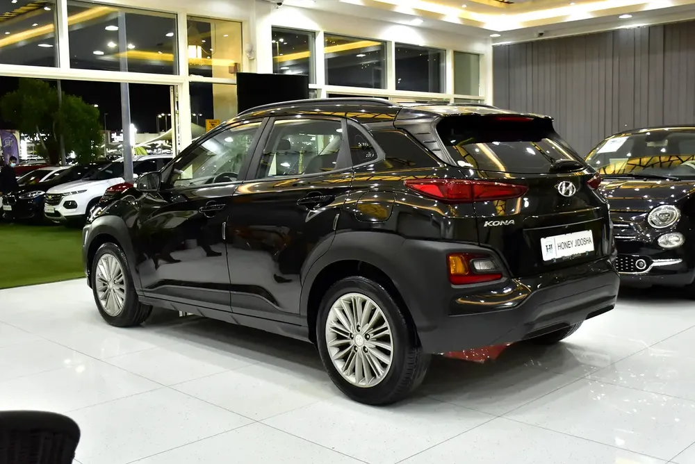 AED 555 EMi for 5Yrs | Hyundai Kona 1.6T ( 2018 Model ) in Black Color Korean Specs - Image 7