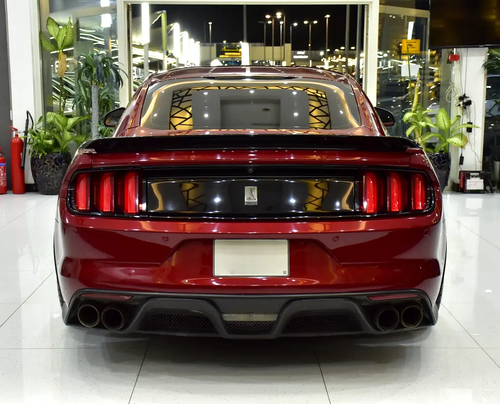 EXCELLENT DEAL for our Ford Mustang SHELBY GT350 ( 2017 Model ) in Red Color GCC Specs - Image 5