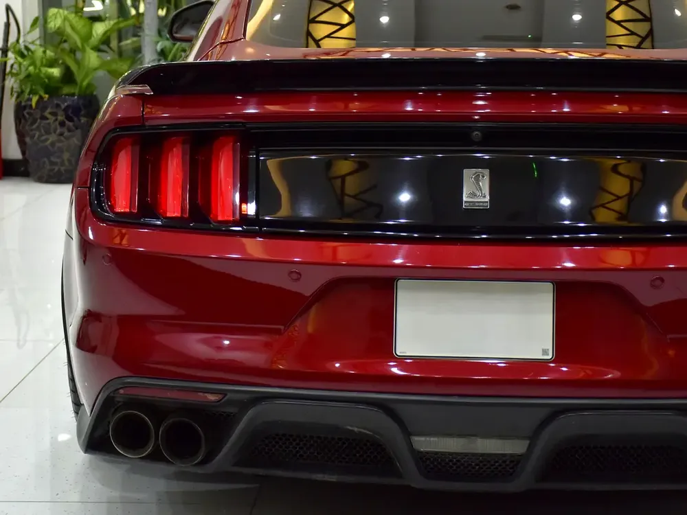 EXCELLENT DEAL for our Ford Mustang SHELBY GT350 ( 2017 Model ) in Red Color GCC Specs - Image 8