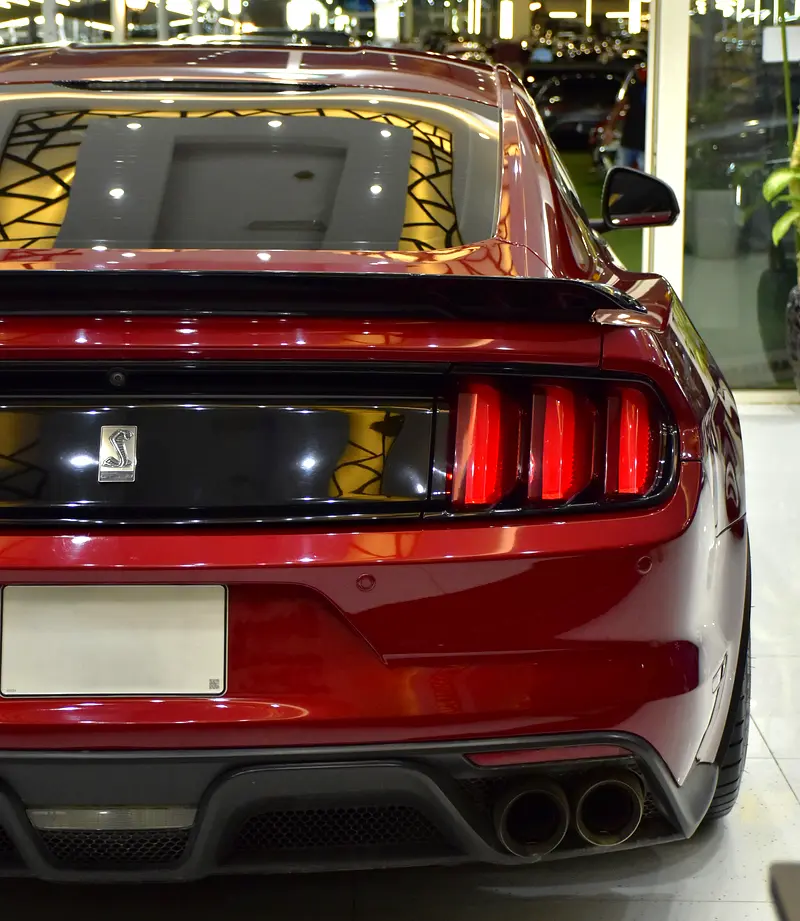 EXCELLENT DEAL for our Ford Mustang SHELBY GT350 ( 2017 Model ) in Red Color GCC Specs - Image 9