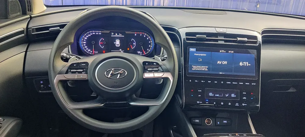 AED 1,140 P.M | Hyundai Tucson Comfort Plus 1.6L 4-cylinder 2022 - GCC Specs - Excellent Condition - Image 9