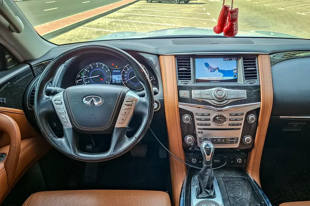 AED 1900/month | 2019 Infiniti QX80  | GCC Specs | Ref#445211 - Image 10