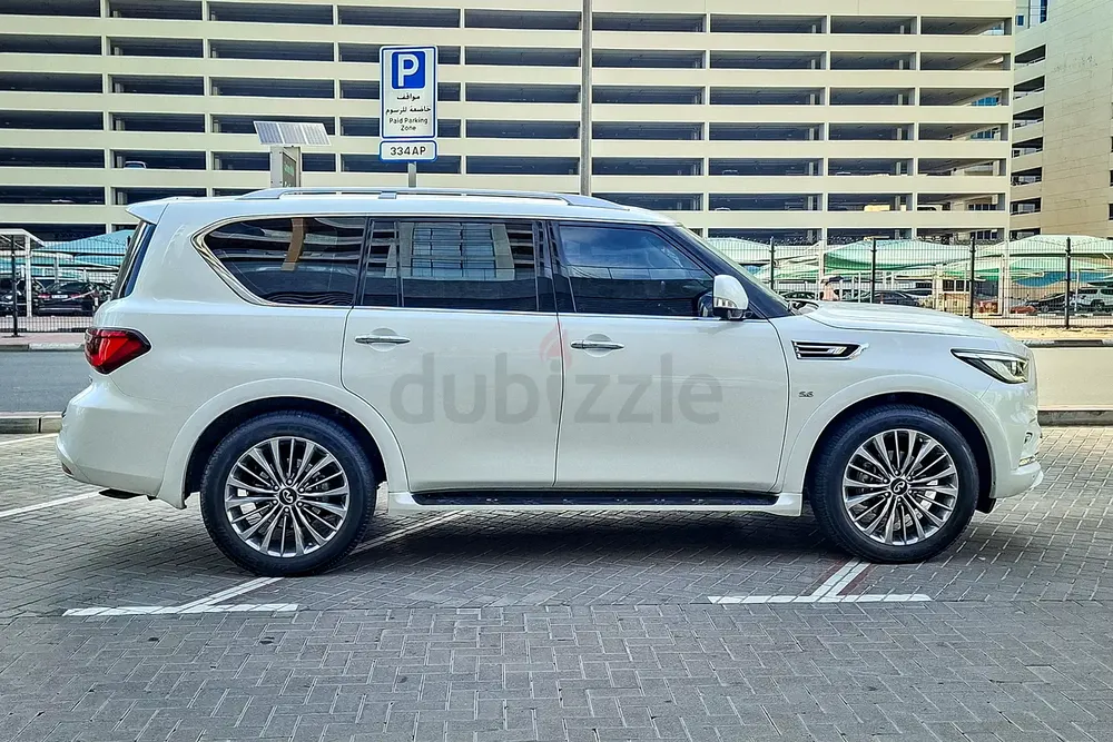 AED 1900/month | 2019 Infiniti QX80  | GCC Specs | Ref#445211 - Image 4