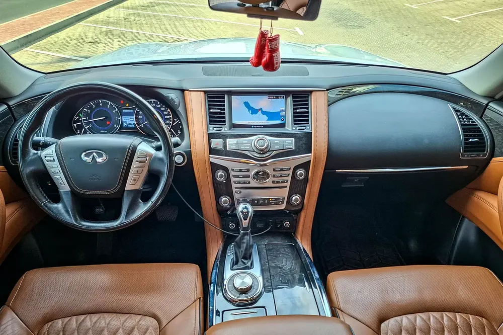 AED 1900/month | 2019 Infiniti QX80  | GCC Specs | Ref#445211 - Image 9