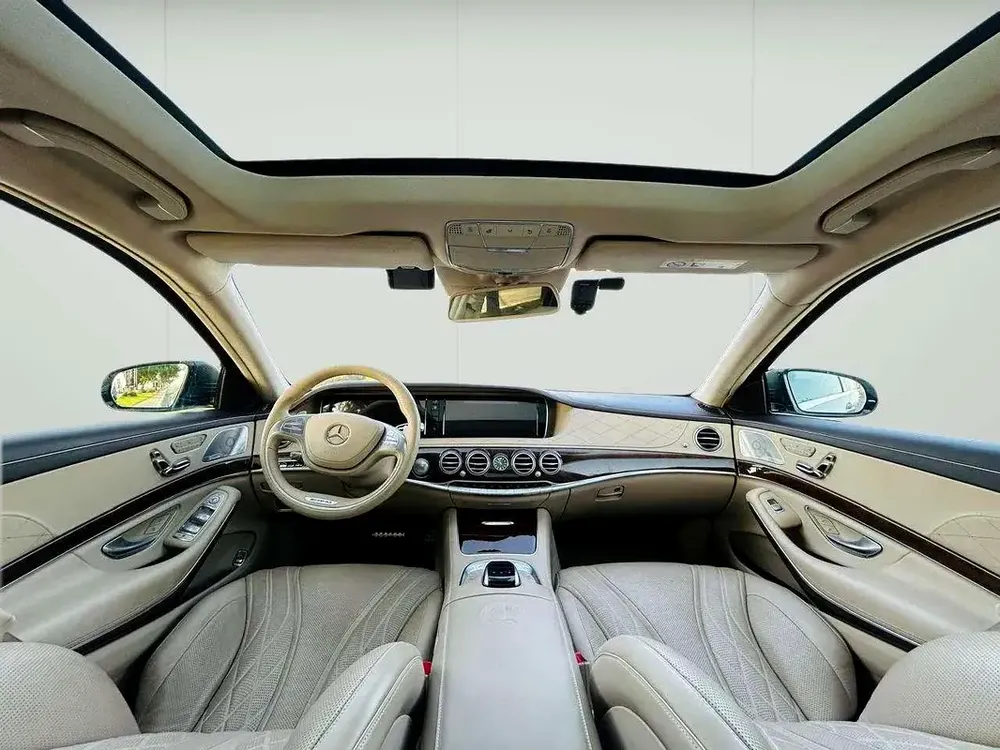 MERCEDES BENZ S63 ///AMG - 2014 - SILVER WITH BEIGE - SUPER CLEAN CAR FRESH JAPAN IMPORT - Image 15