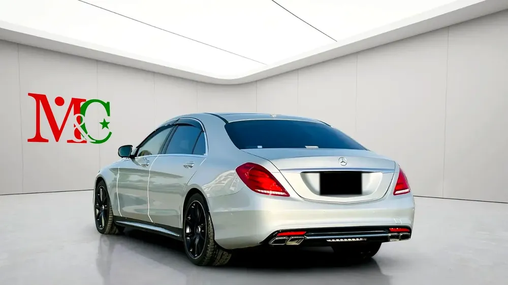MERCEDES BENZ S63 ///AMG - 2014 - SILVER WITH BEIGE - SUPER CLEAN CAR FRESH JAPAN IMPORT - Image 5