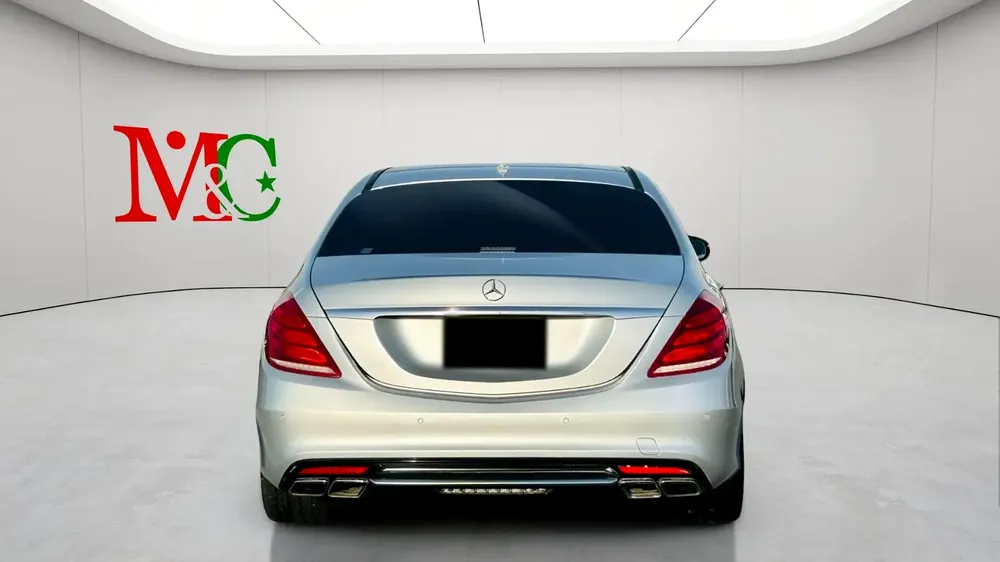 MERCEDES BENZ S63 ///AMG - 2014 - SILVER WITH BEIGE - SUPER CLEAN CAR FRESH JAPAN IMPORT - Image 6