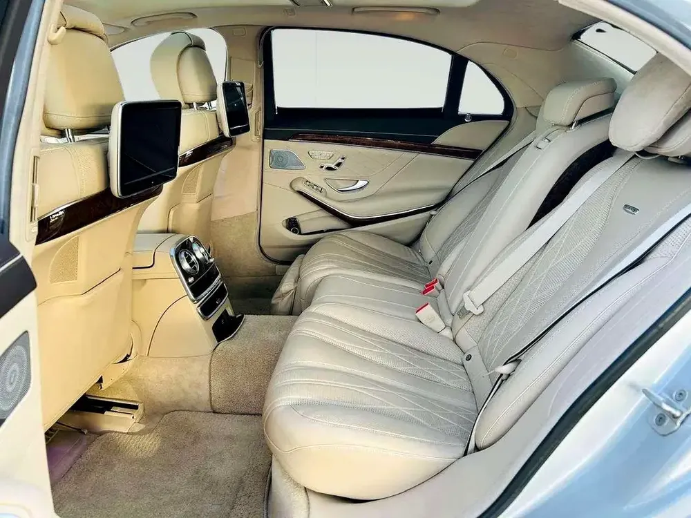 MERCEDES BENZ S63 ///AMG - 2014 - SILVER WITH BEIGE - SUPER CLEAN CAR FRESH JAPAN IMPORT - Image 7