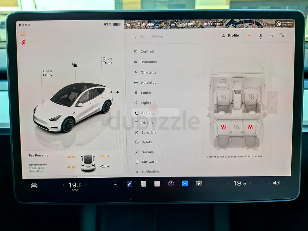 AED 1444/month | 2023 Tesla Model Y Long Range | GCC Specs | Ref#402273 - Image 15