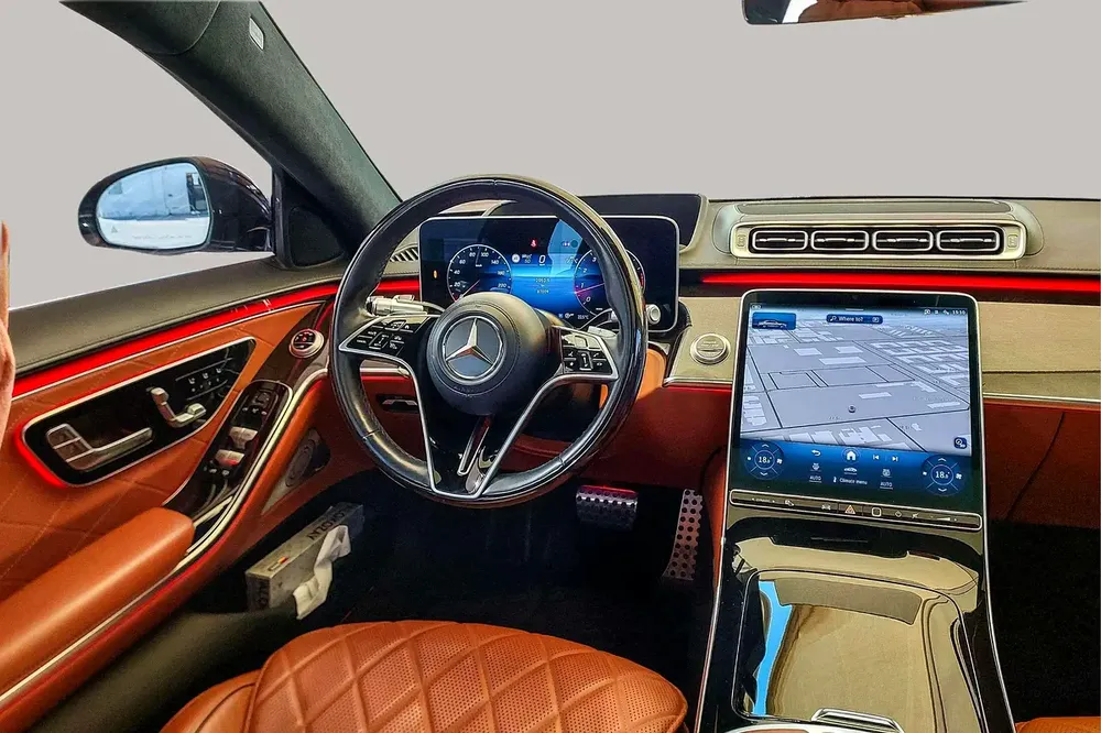 AED 4558/month | 2021 Mercedes-Benz S-Class S 500 4Matic | GCC Specs | Ref#426480 - Image 10