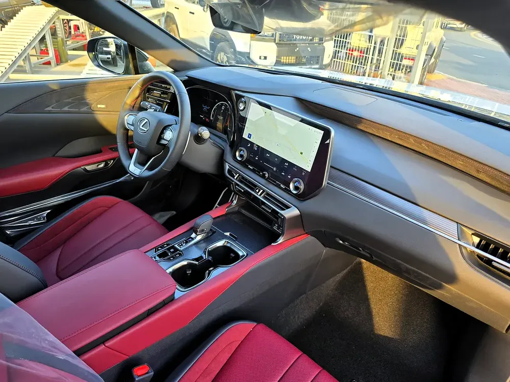 LEXUS RX350 F-SPORT  2.4l A/T AWD SUV Black Color Inside Red  2026 Model - Image 11
