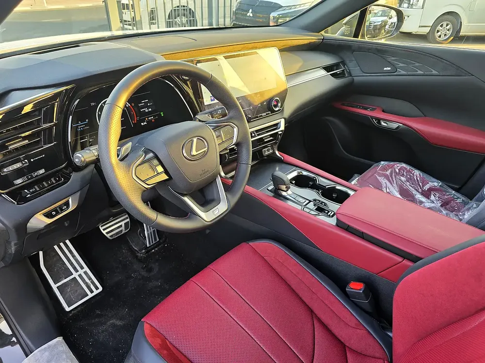 LEXUS RX350 F-SPORT  2.4l A/T AWD SUV Black Color Inside Red  2026 Model - Image 8