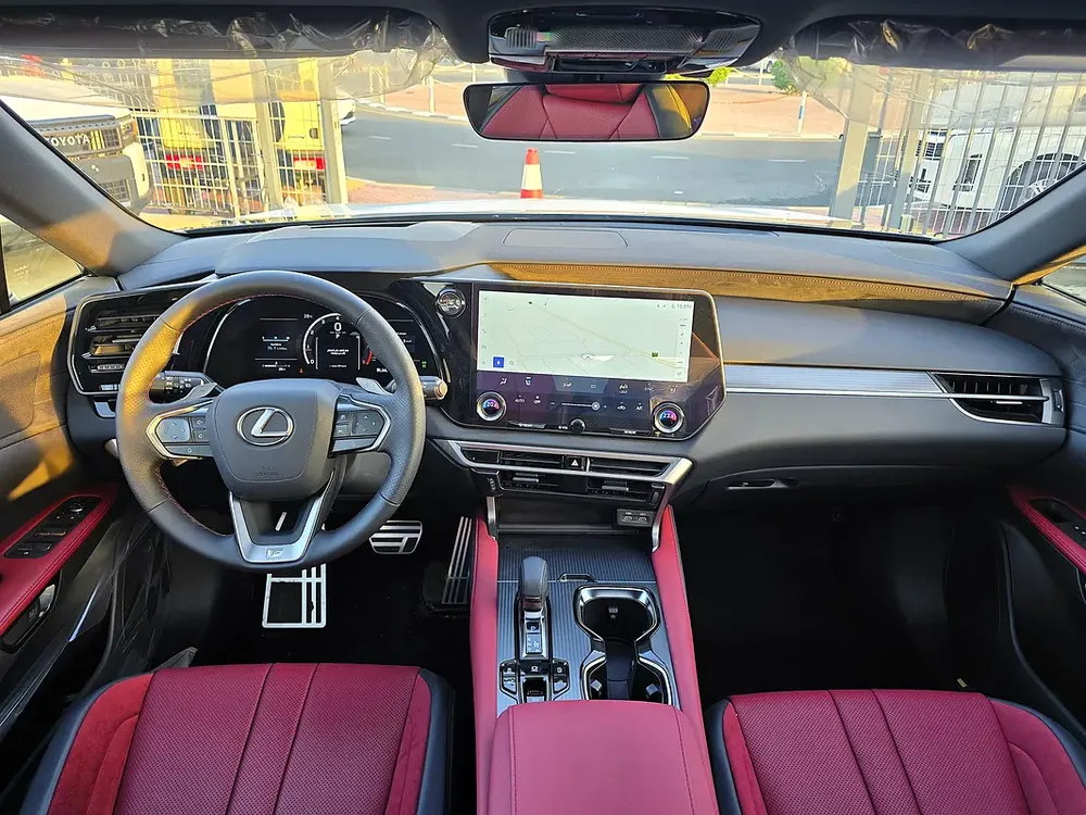 LEXUS RX350 F-SPORT  2.4l A/T AWD SUV Black Color Inside Red  2026 Model - Image 9