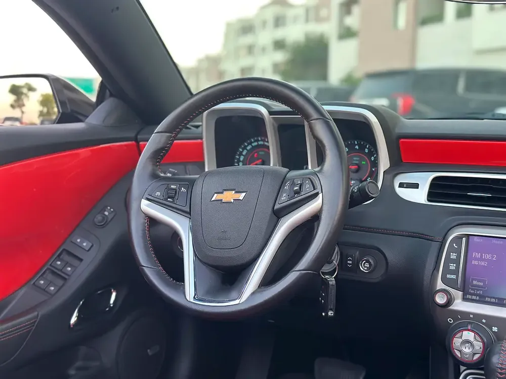 Camaro Convertible 3LT - GCC - Not negotiable السعر نهائي - Image 14