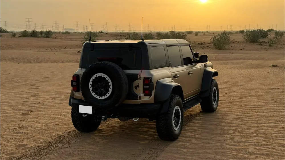 Ford Bronco Raptor 2023 | Al Tayer Warranty Until 2029 | Full Custom Desert Spec | Beadlock-Capable - Image 4