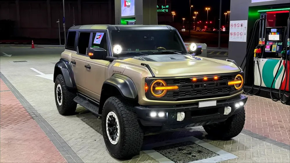 Ford Bronco Raptor 2023 | Al Tayer Warranty Until 2029 | Full Custom Desert Spec | Beadlock-Capable - Image 9