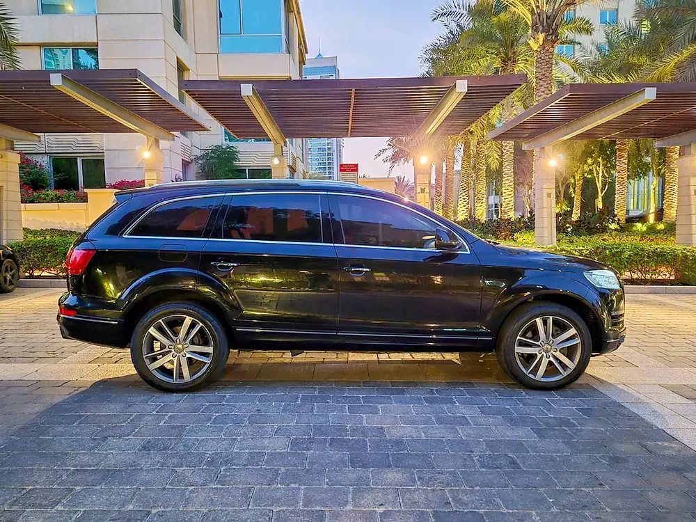 AED 1215/month | 2015 Audi Q7 3.0 TFSI Quattro Tiptronic | GCC Specs | Ref#388071 - Image 7