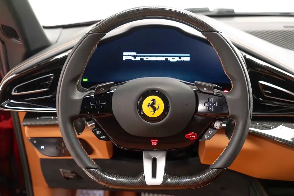 2024 FERRARI PURASANGUE / PANORAMIC ROOF / PASSENGER DISPLAY / SERVICE CONTRACT - Image 9