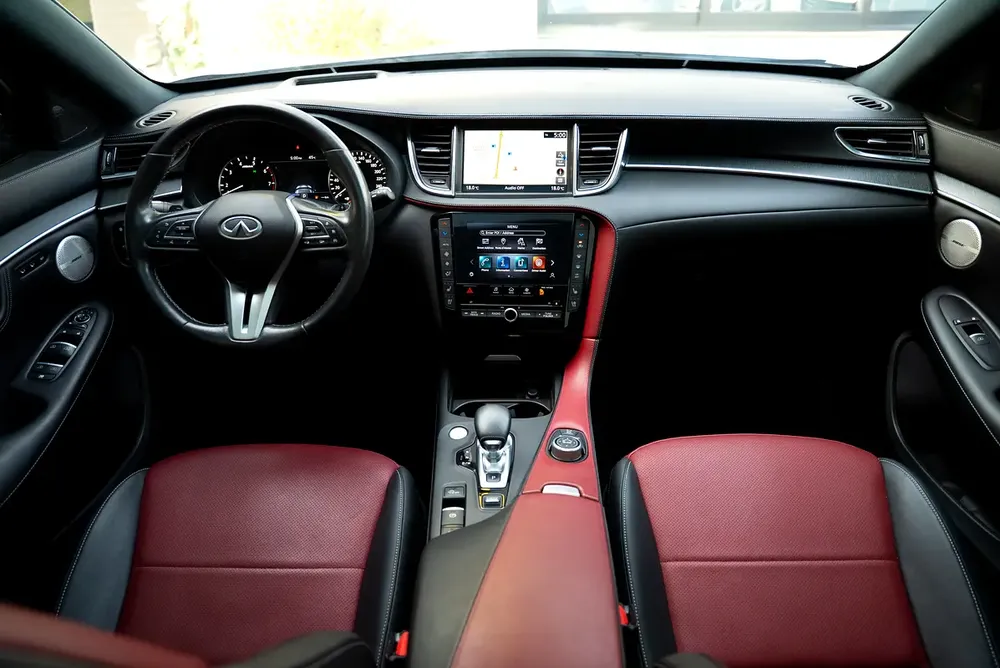 Infiniti QX55 Sensory Fully Loaded 2022 GCC Agency Warranty Full service History - Image 19