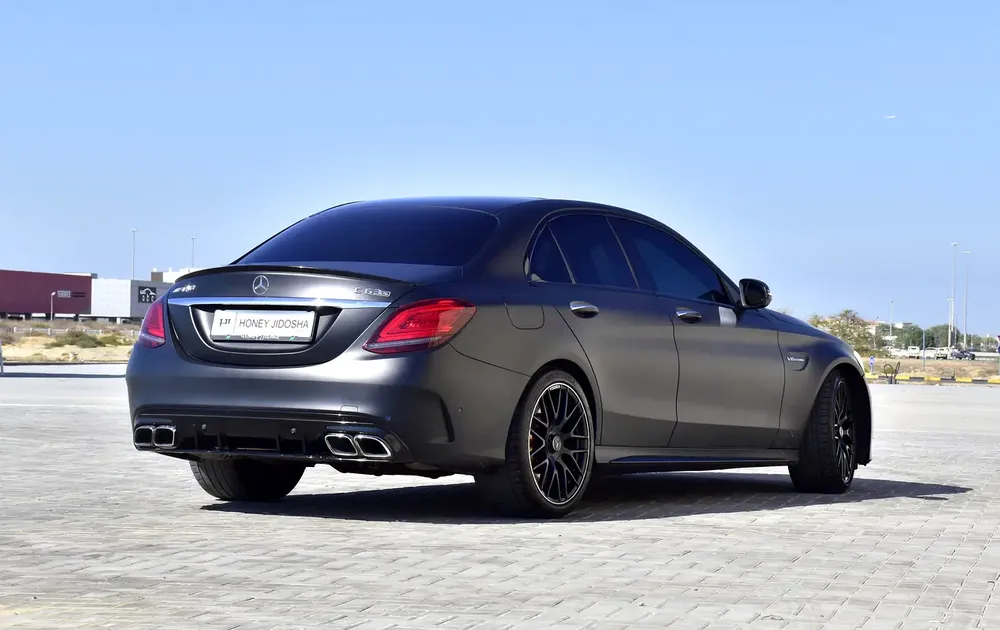 RAMADAN OFFER! / Mercedes Benz C63s AMG ( 2020 Model ) in Matte Black Color Japanese Specs - Image 12