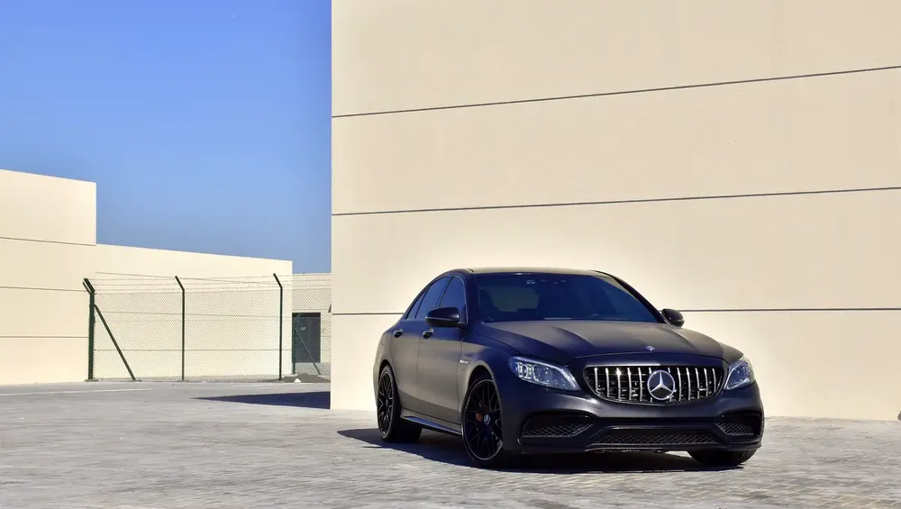 RAMADAN OFFER! / Mercedes Benz C63s AMG ( 2020 Model ) in Matte Black Color Japanese Specs - Image 4