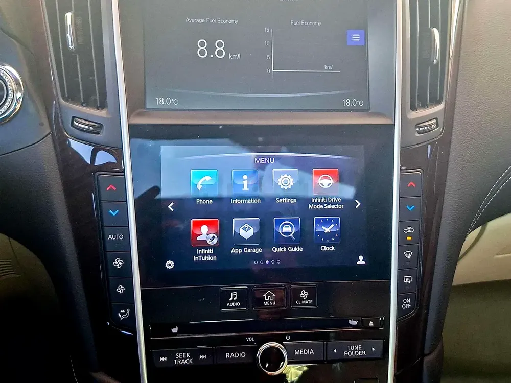 AED 973/month | 2020 Infiniti Q50 Luxe | GCC Specs | Ref#389287 - Image 14