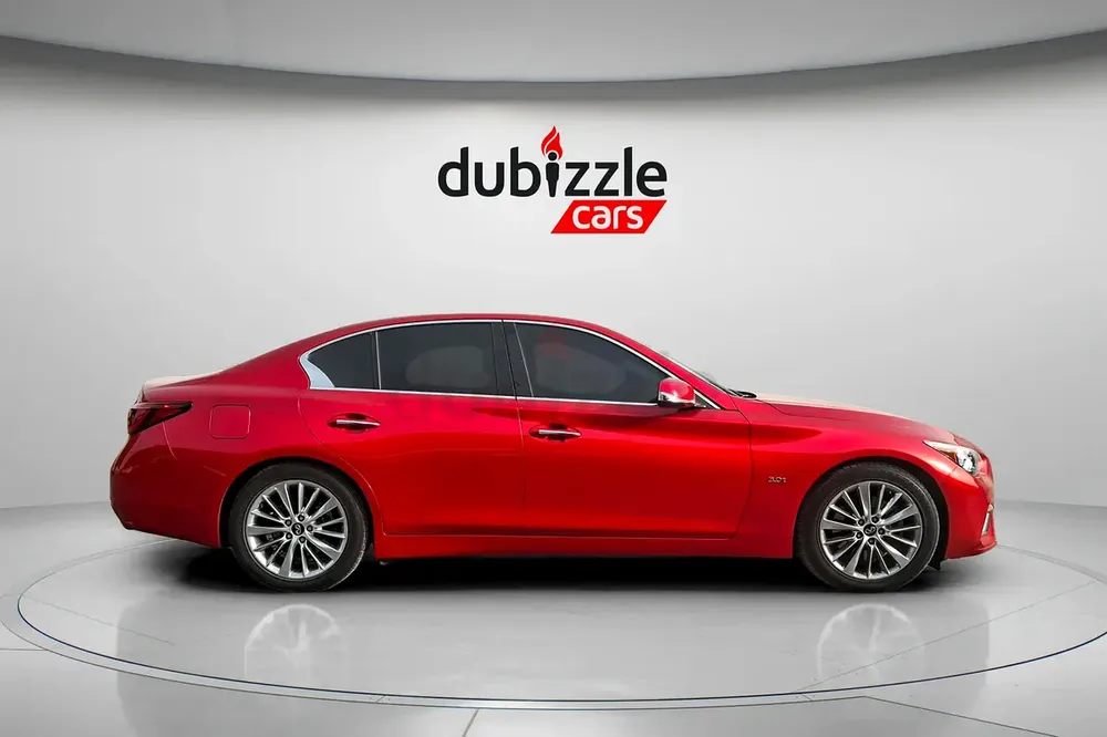 AED 973/month | 2020 Infiniti Q50 Luxe | GCC Specs | Ref#389287 - Image 4
