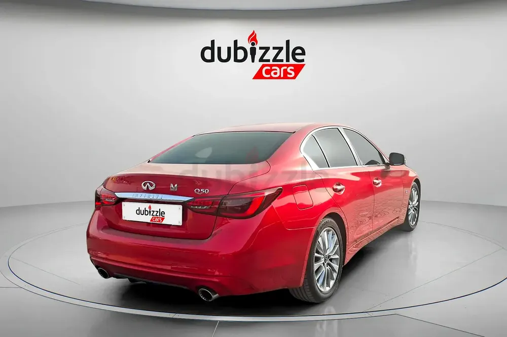 AED 973/month | 2020 Infiniti Q50 Luxe | GCC Specs | Ref#389287 - Image 6