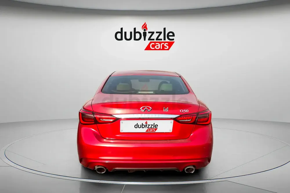 AED 973/month | 2020 Infiniti Q50 Luxe | GCC Specs | Ref#389287 - Image 7