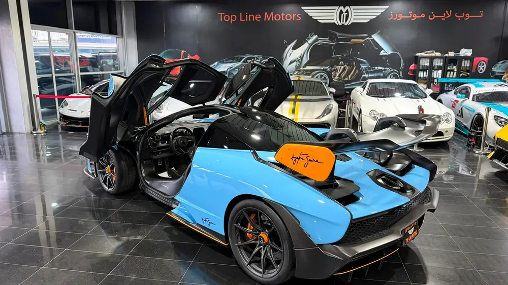 MCLAREN SENNA, GCC, UNDER DEALER WARRANTY, MSO SPCIAL COLOUR, NO PAINT - Image 10