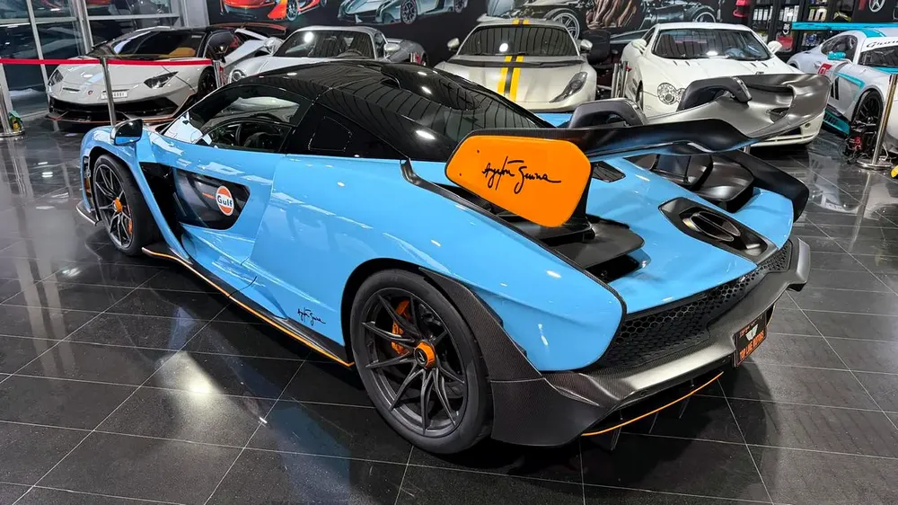 MCLAREN SENNA, GCC, UNDER DEALER WARRANTY, MSO SPCIAL COLOUR, NO PAINT - Image 14