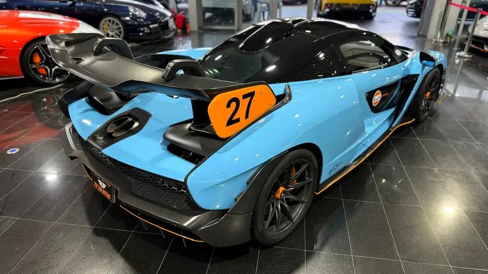 MCLAREN SENNA, GCC, UNDER DEALER WARRANTY, MSO SPCIAL COLOUR, NO PAINT - Image 15