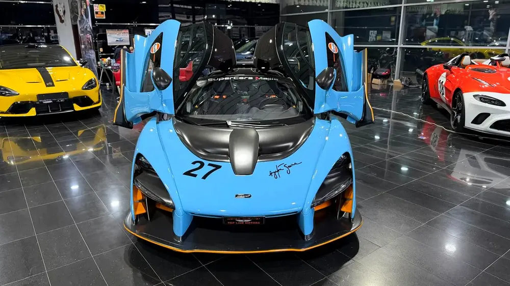 MCLAREN SENNA, GCC, UNDER DEALER WARRANTY, MSO SPCIAL COLOUR, NO PAINT - Image 5