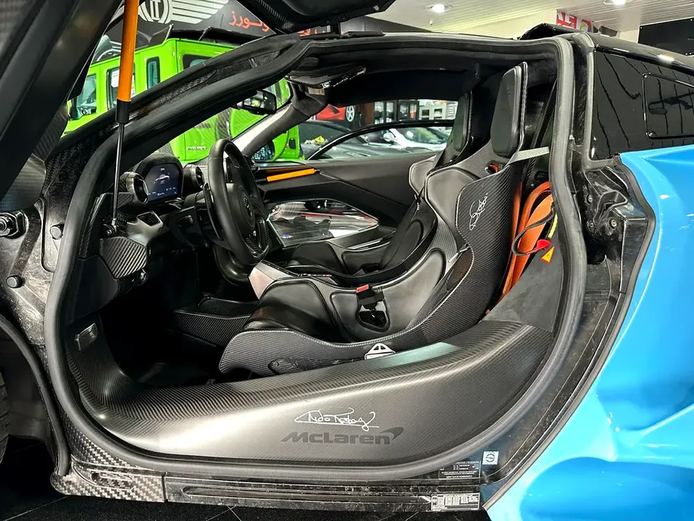 MCLAREN SENNA, GCC, UNDER DEALER WARRANTY, MSO SPCIAL COLOUR, NO PAINT - Image 8