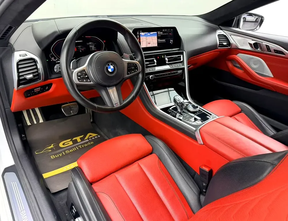 2022 BMW M850i xDrive, BMW Warranty+Service Contract+Full Service History, GCC - Image 15