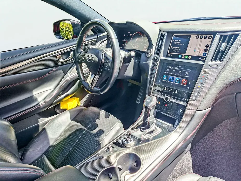 2021 Infiniti Q60 Red Sport 400 3.0L | GCC Specifications - Image 10