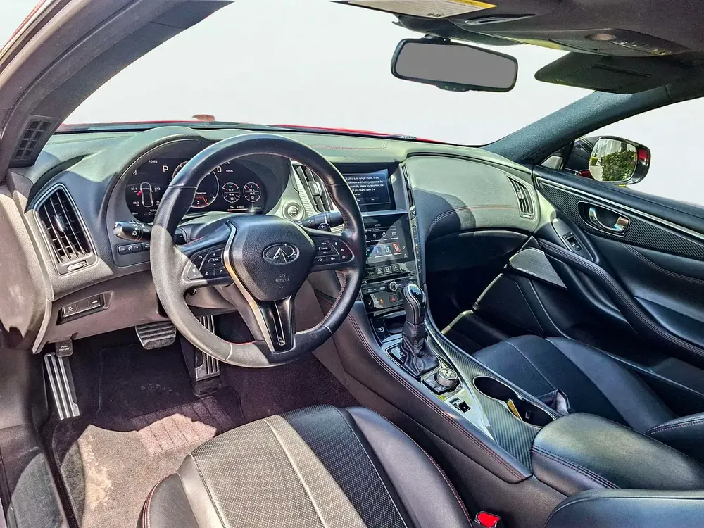 2021 Infiniti Q60 Red Sport 400 3.0L | GCC Specifications - Image 11