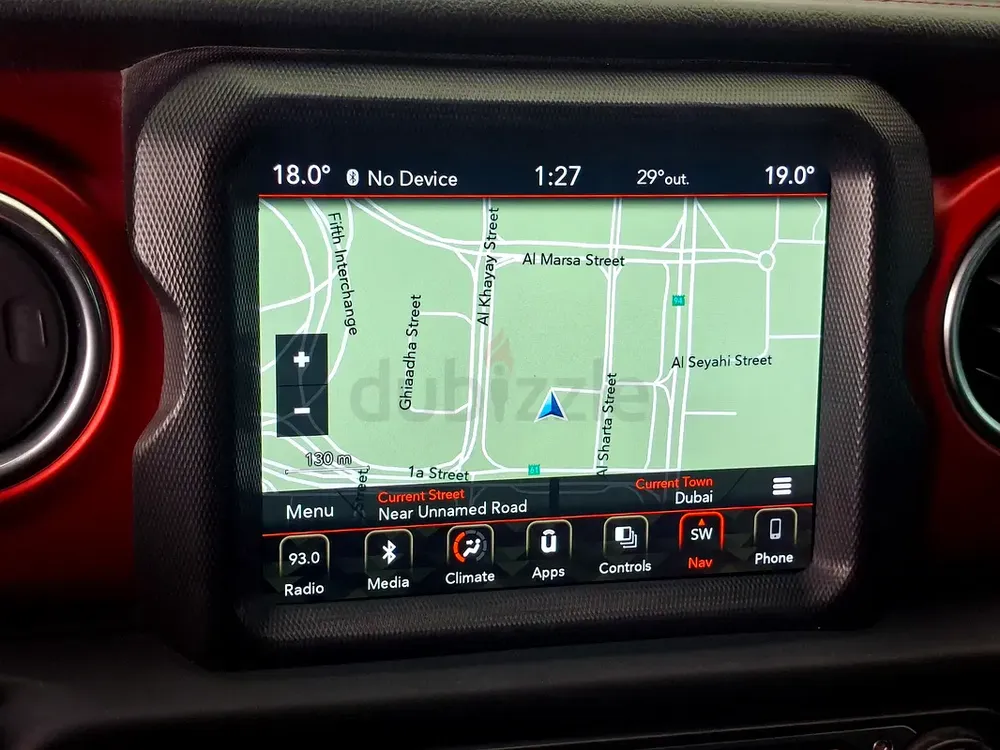 AED 1307/month | 2019 Jeep Wrangler  | GCC Specs | Ref#456831 - Image 13