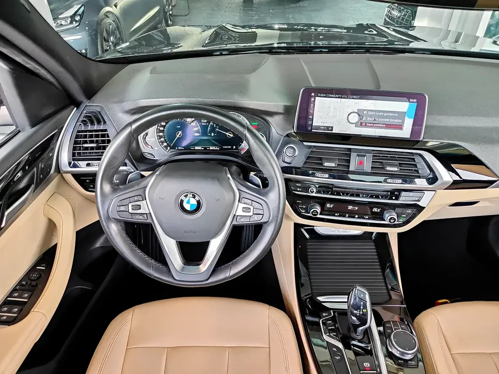 AED 1,535 P.M | 2018 BMW X3 xDrive30i Exclusive | Under Warranty | GCC | - Image 9